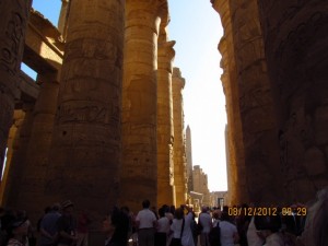 Karnak Tempel Licht und Schatten