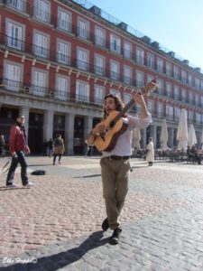 Musiker auf der Plaza Mayor