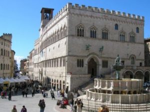 Platz Fontana Maggiore in Perugia - Umbrien